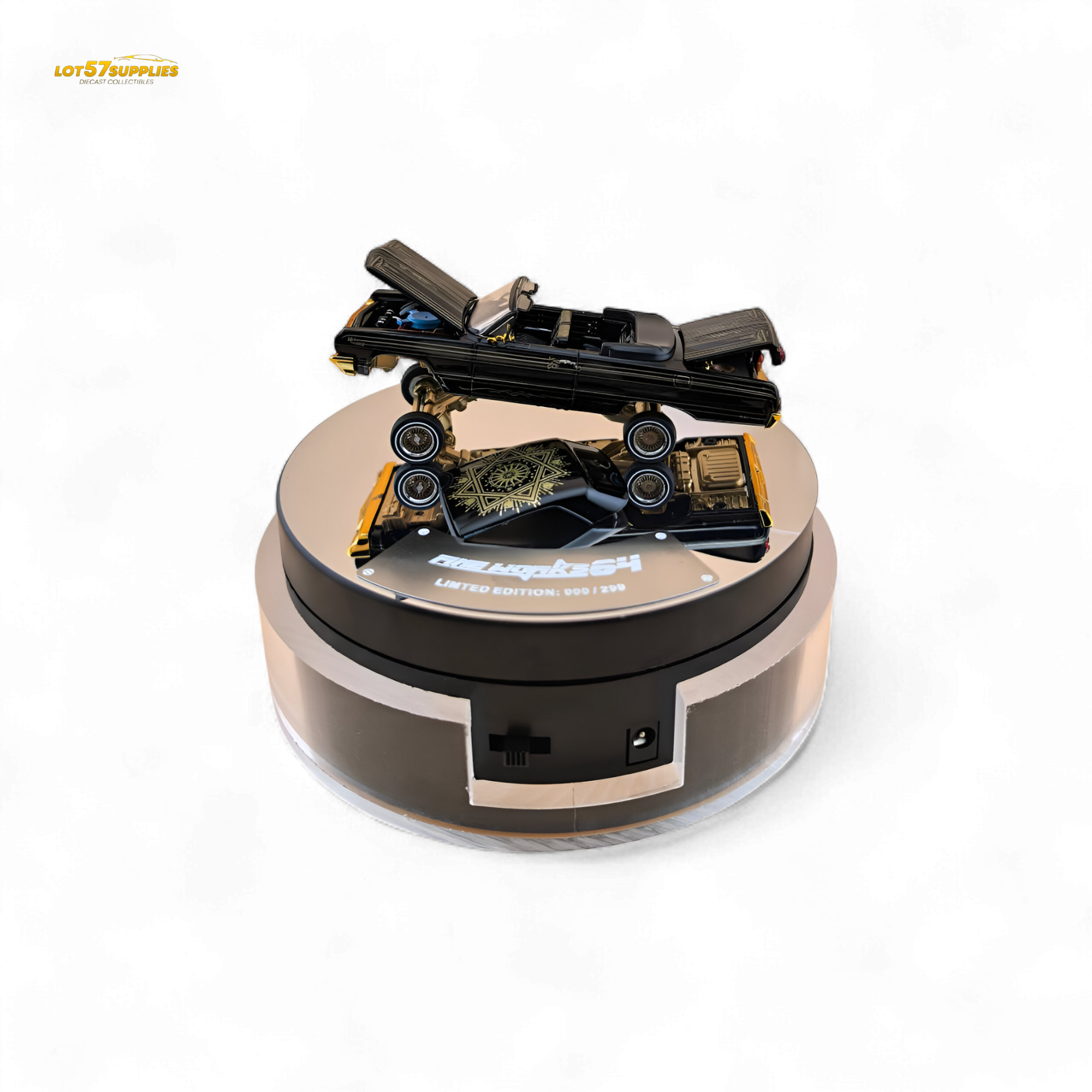 Fine Works64 Chevrolet Impala Lowrider Black Gold 1:64