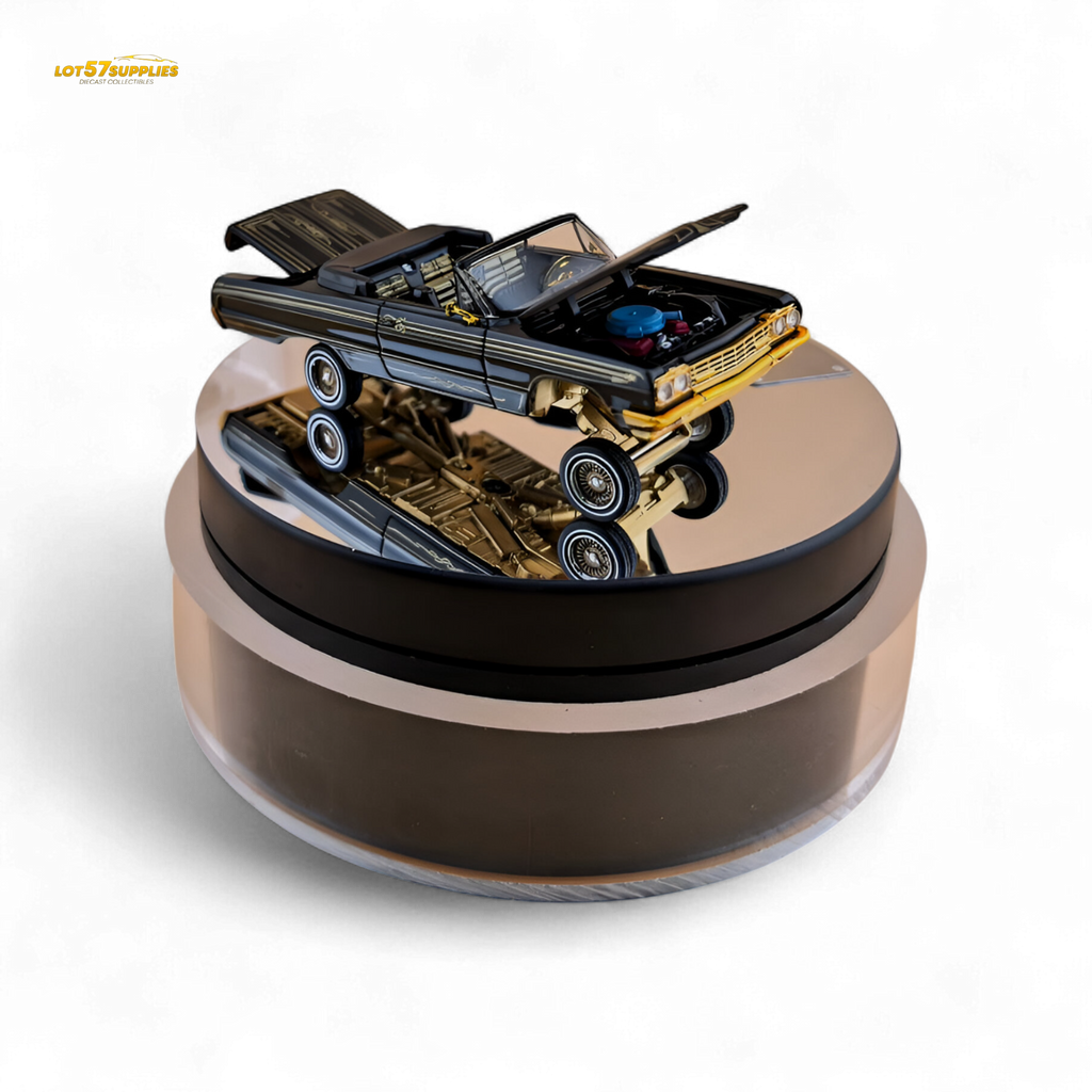 Fine Works64 Chevrolet Impala Lowrider Black Gold 1:64