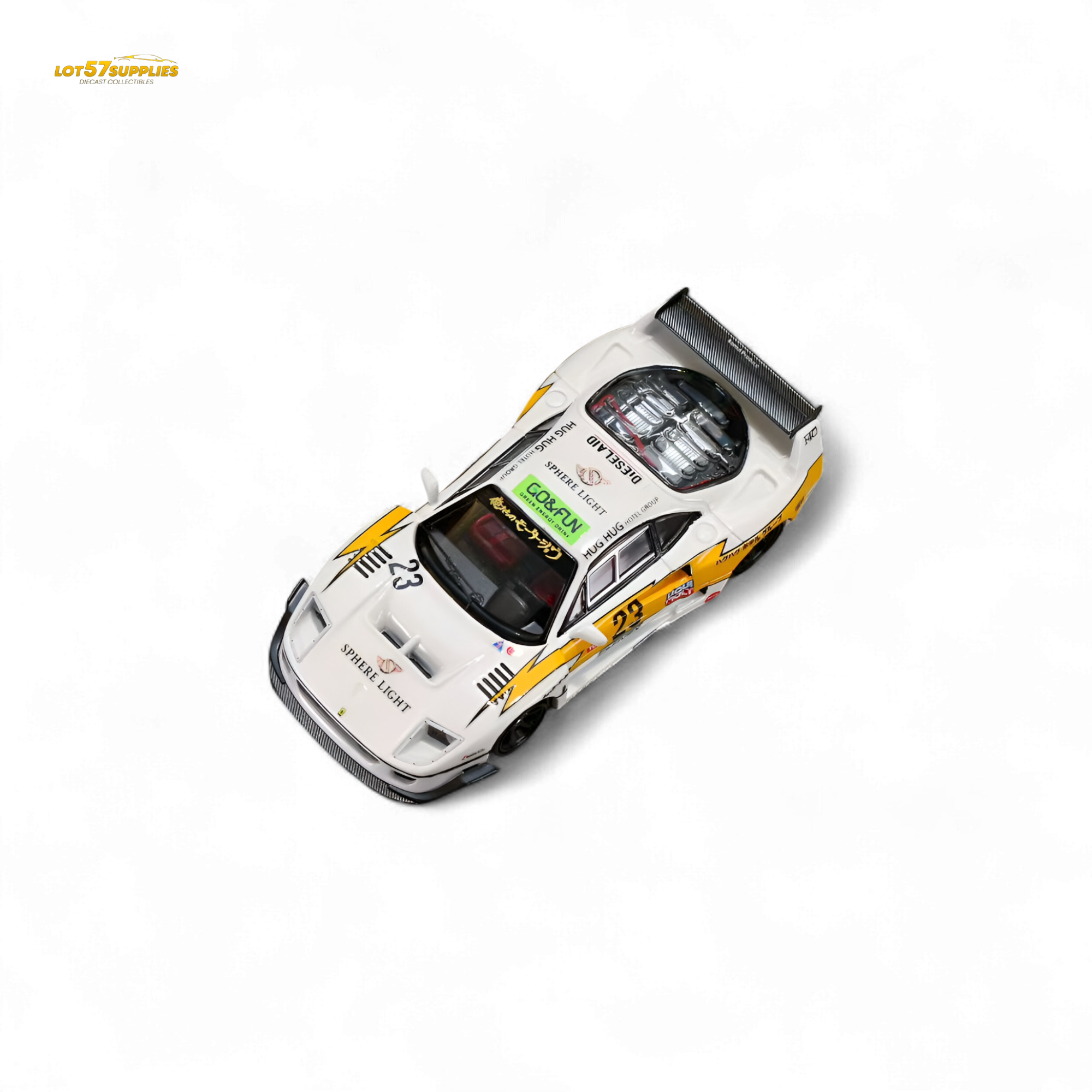 Ghost Player LBWK F40 Yellow Flash #23 1:64