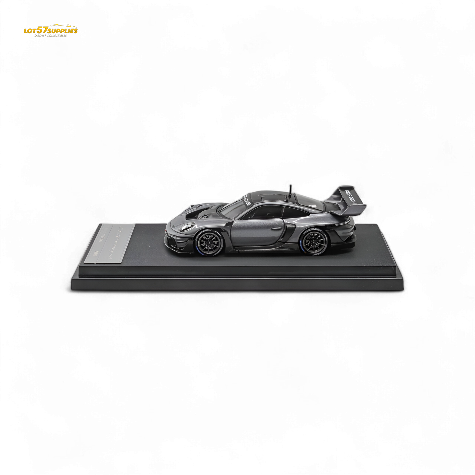 (Pre-Order) HKM Porsche 911 GT3 R Rennsport Grey 1:64