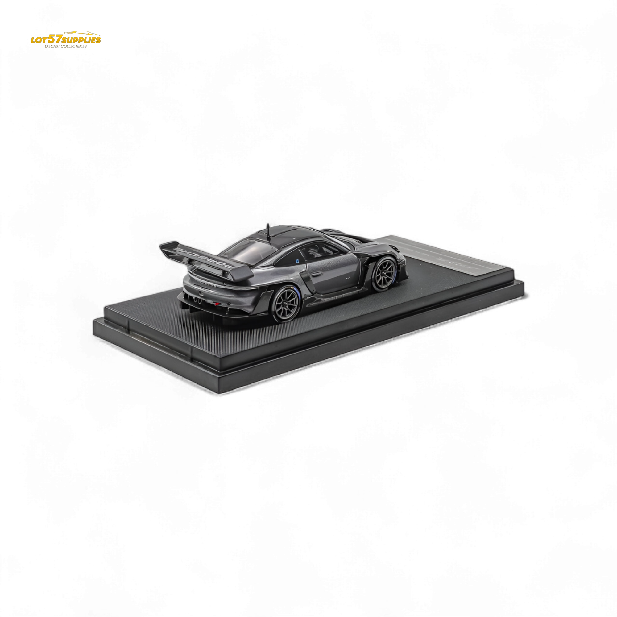 (Pre-Order) HKM Porsche 911 GT3 R Rennsport Grey 1:64