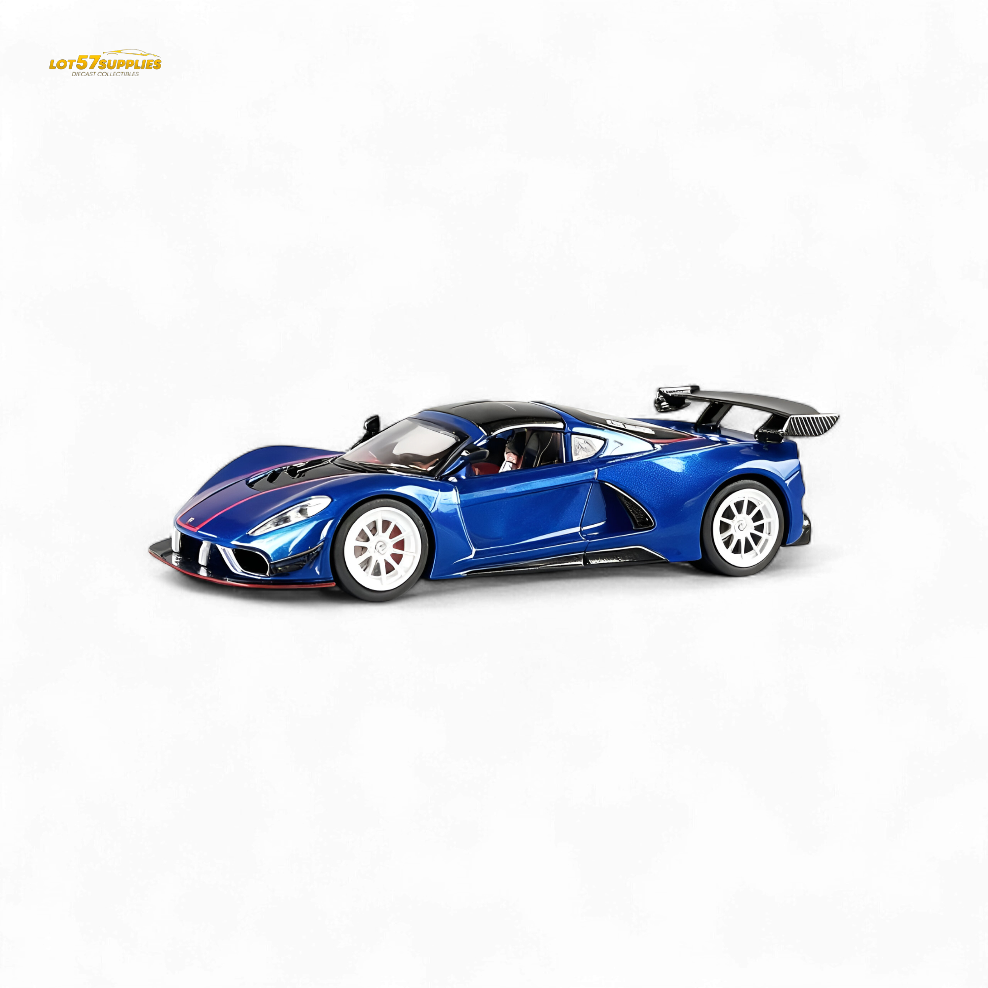 Rhino Model Hennessey Venom F5 Blue 1:64