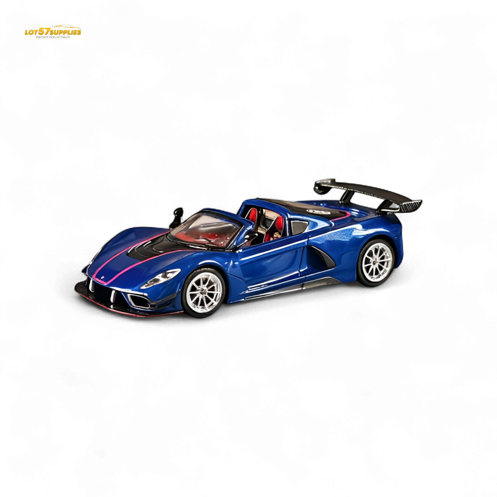 Rhino Model Hennessey Venom F5 Blue 1:64