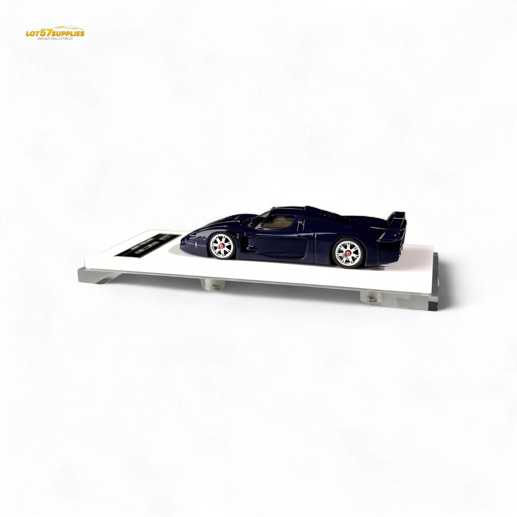 YM Model Maserati MC12 Stradale Corsa Blue Carbon 1:64