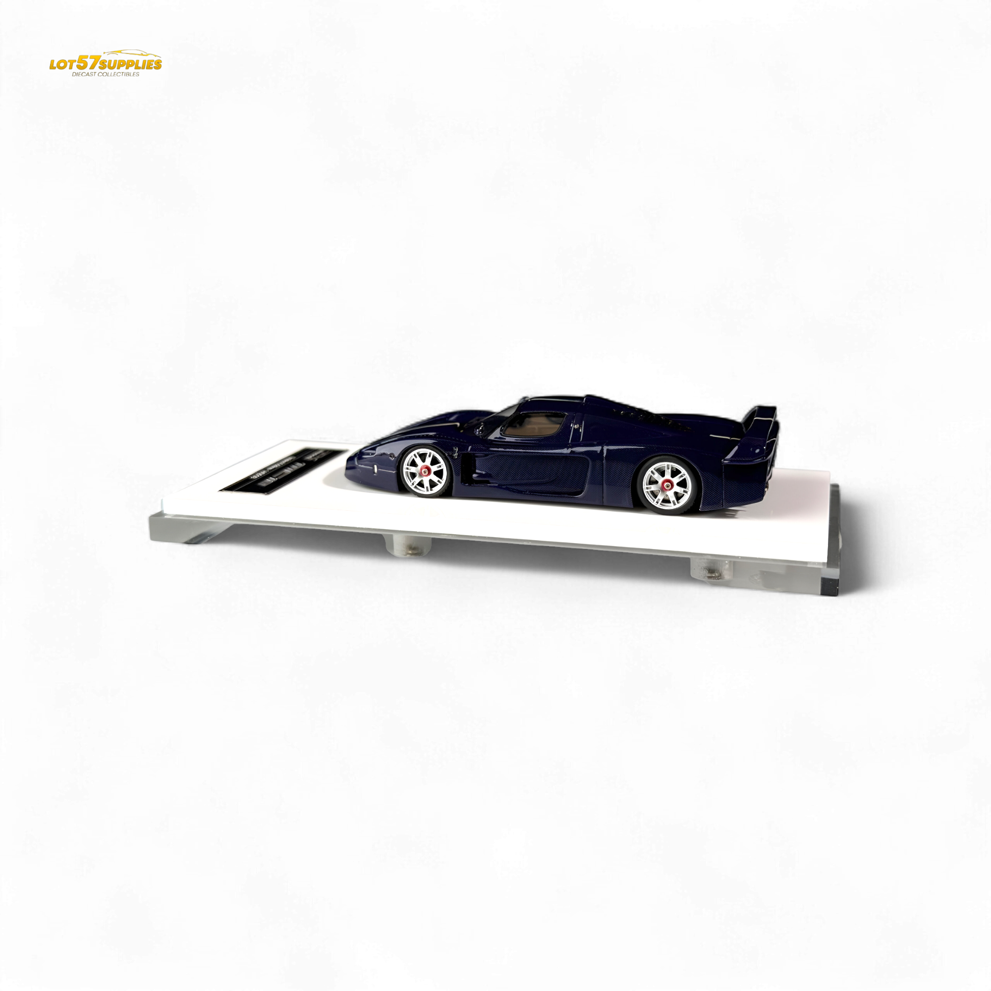 YM Model Maserati MC12 Stradale Corsa Blue Carbon 1:64