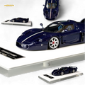 YM Model Maserati MC12 Stradale Corsa Blue Carbon 1:64