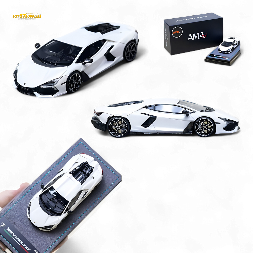 Ama64 Lamborghini Revuelto LB744 White 1:64