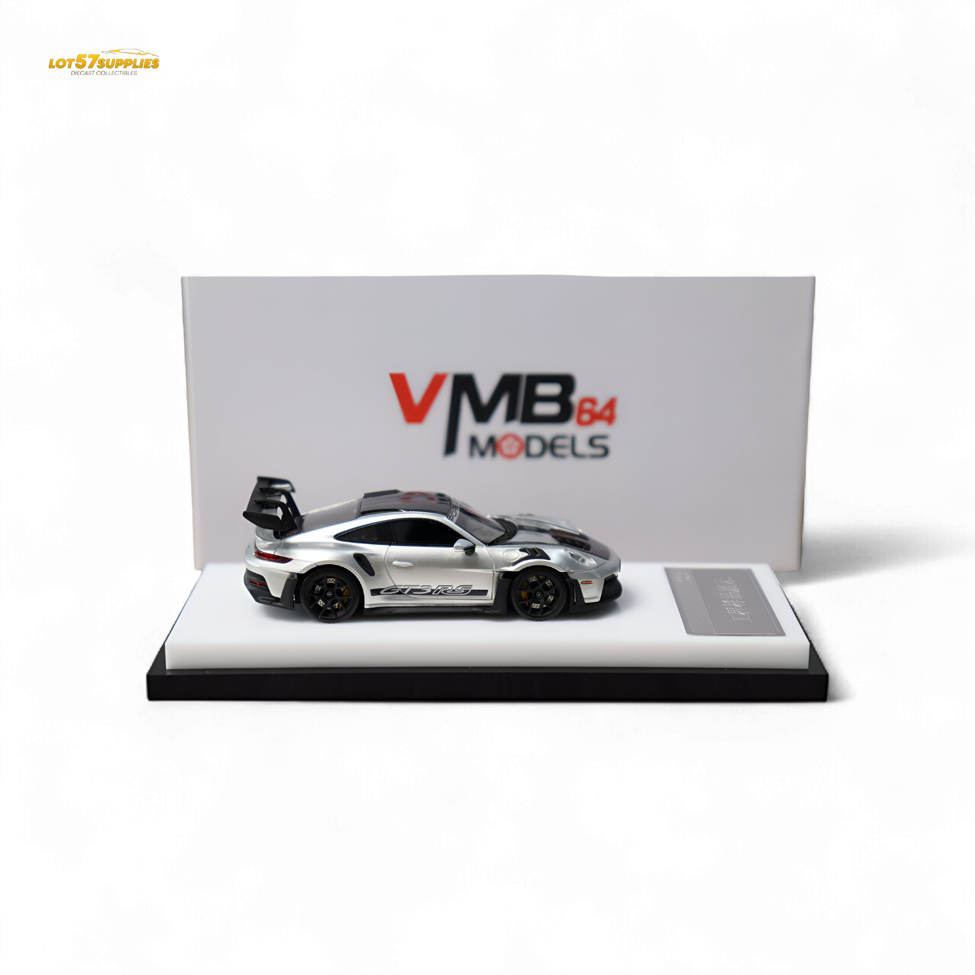VMB Porsche 992 GT3 RS GT Silver 1:64