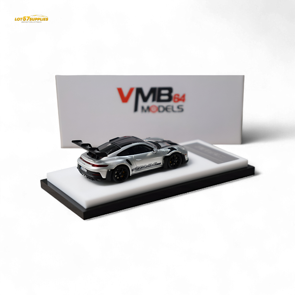 VMB Porsche 992 GT3 RS GT Silver 1:64