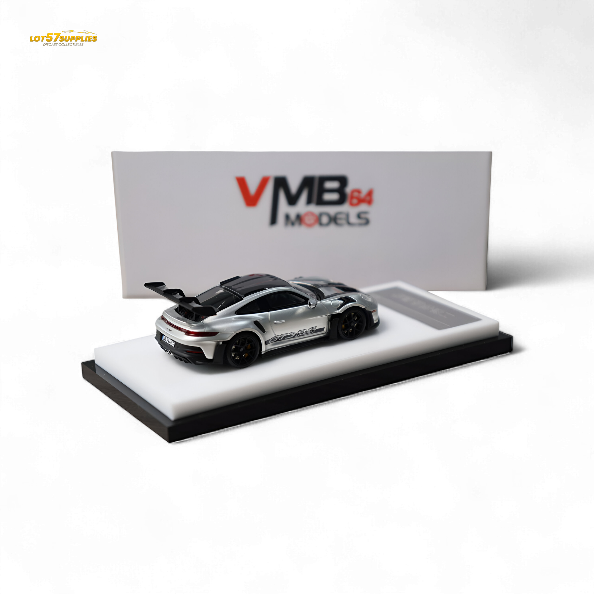 VMB Porsche 992 GT3 RS GT Silver 1:64