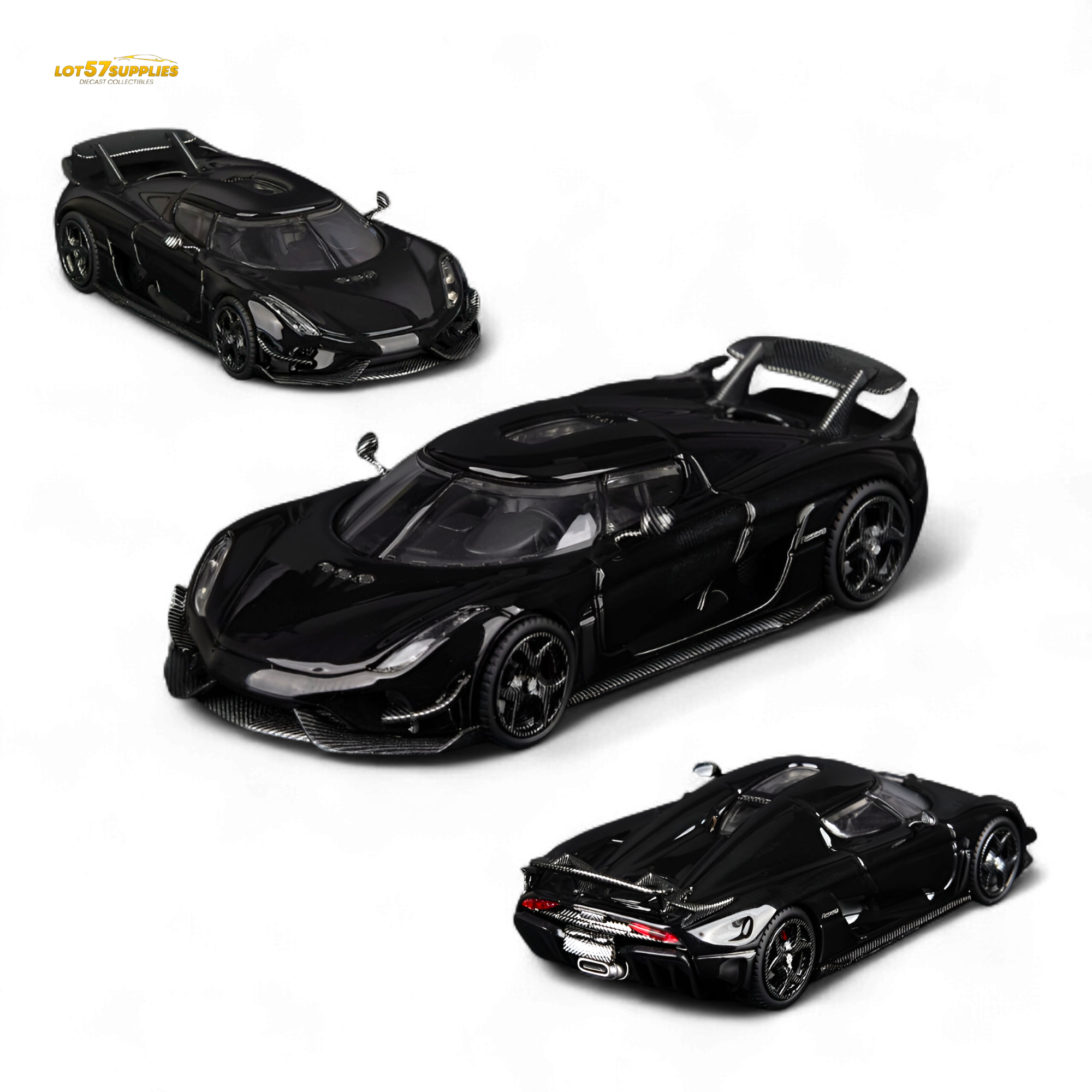 SC ART Regera Pearl Black 1:64