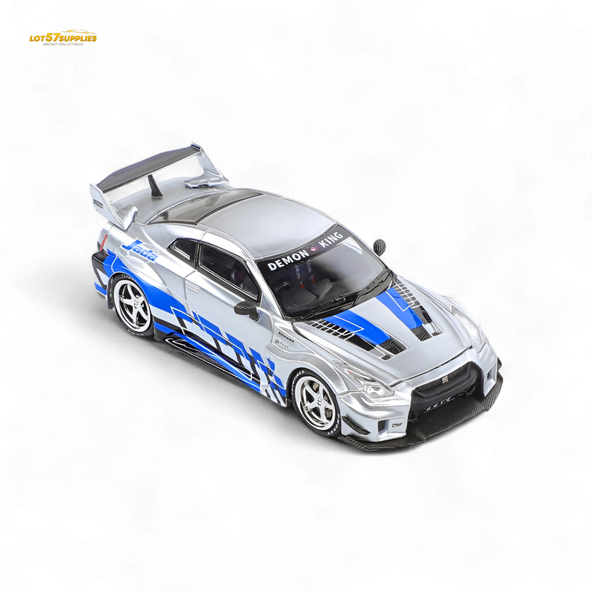 DEMON KING Auto GTR35 RR Blueberry Livery 1:64