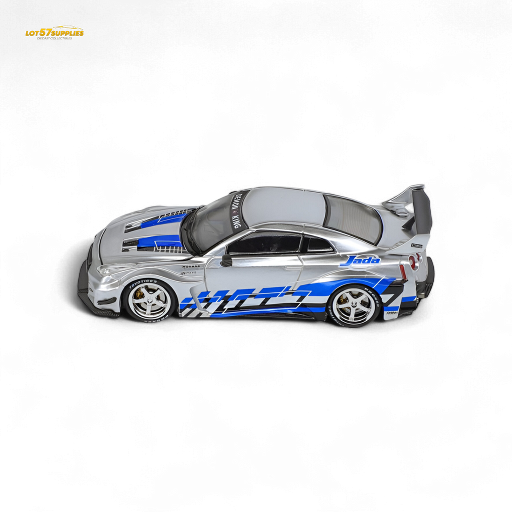 DEMON KING Auto GTR35 RR Blueberry Livery 1:64