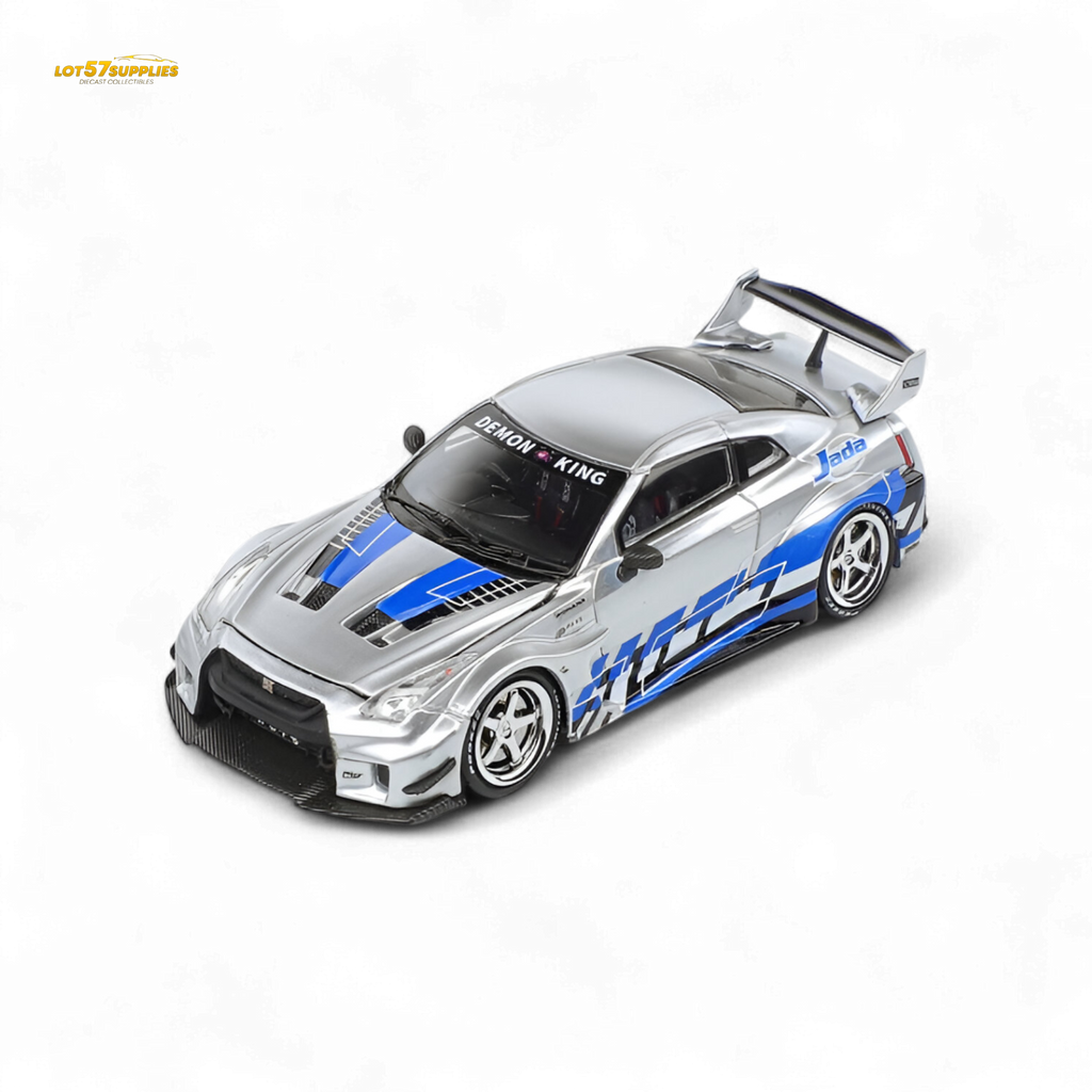 DEMON KING Auto GTR35 RR Blueberry Livery 1:64