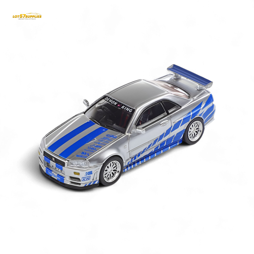 DEMON KING Auto Skyline GT-R R34 Z-Tune 1:64