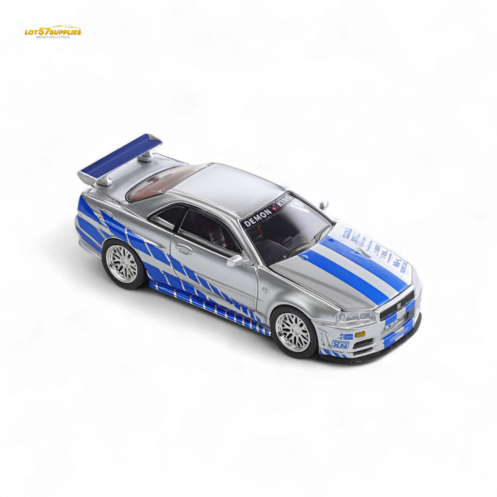 DEMON KING Auto Skyline GT-R R34 Z-Tune 1:64
