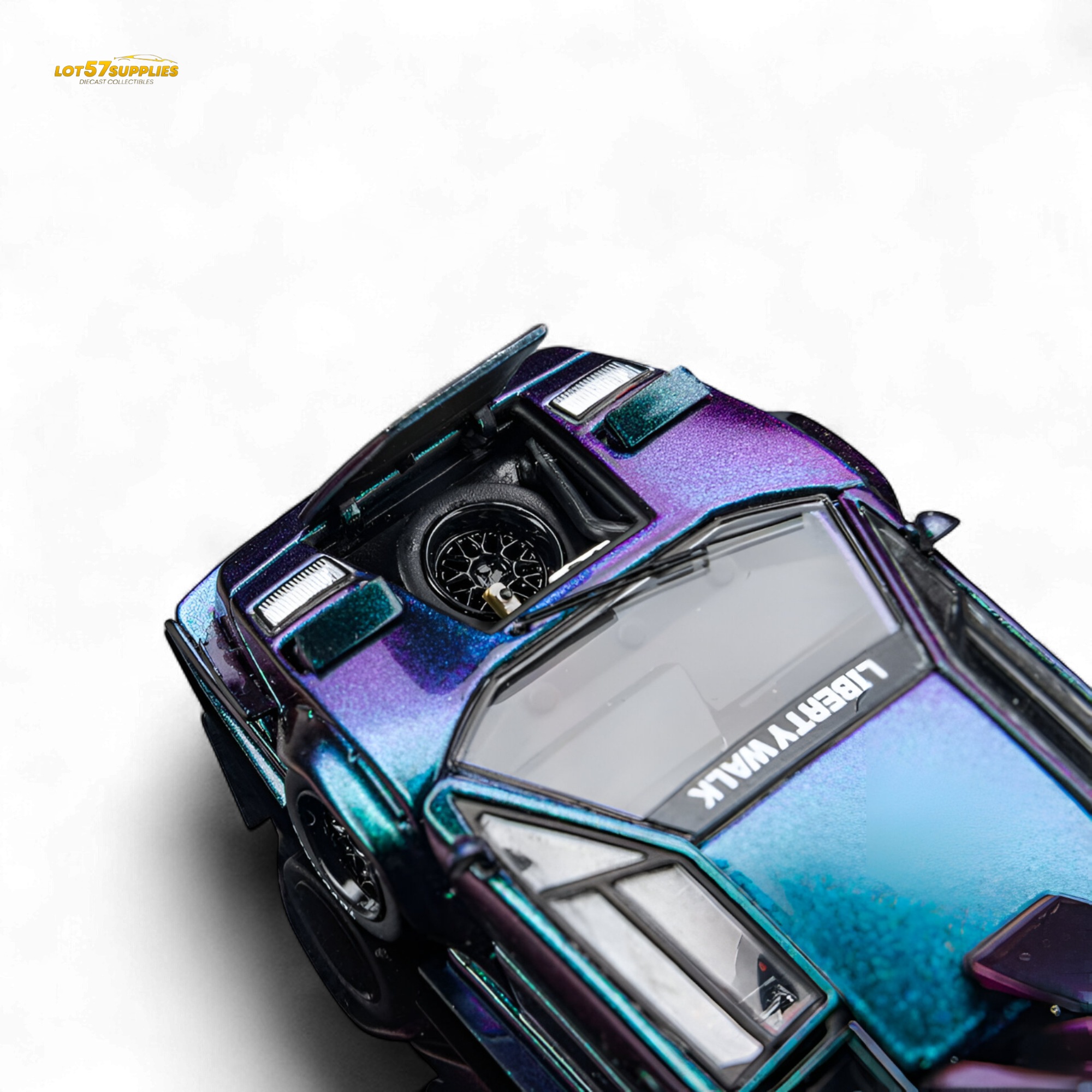 TOPART Lamborghini Countach Liberty Walk Chameleon 1:64