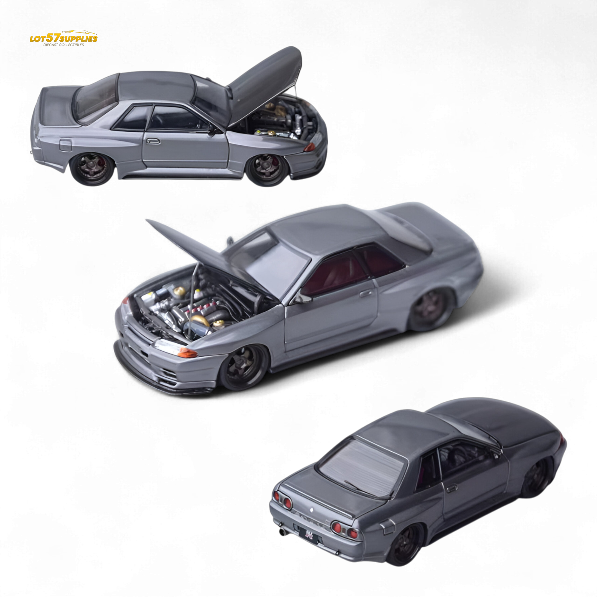 Focal Horizon Skyline GT-R R32 Grey Garage Active 1:64