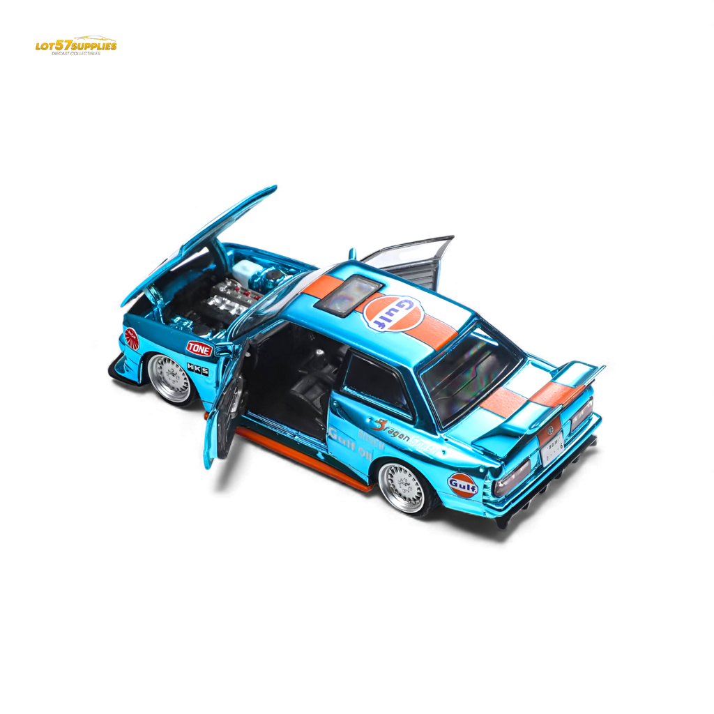 DEMON KING Auto BMW E30 Gulf 1:64