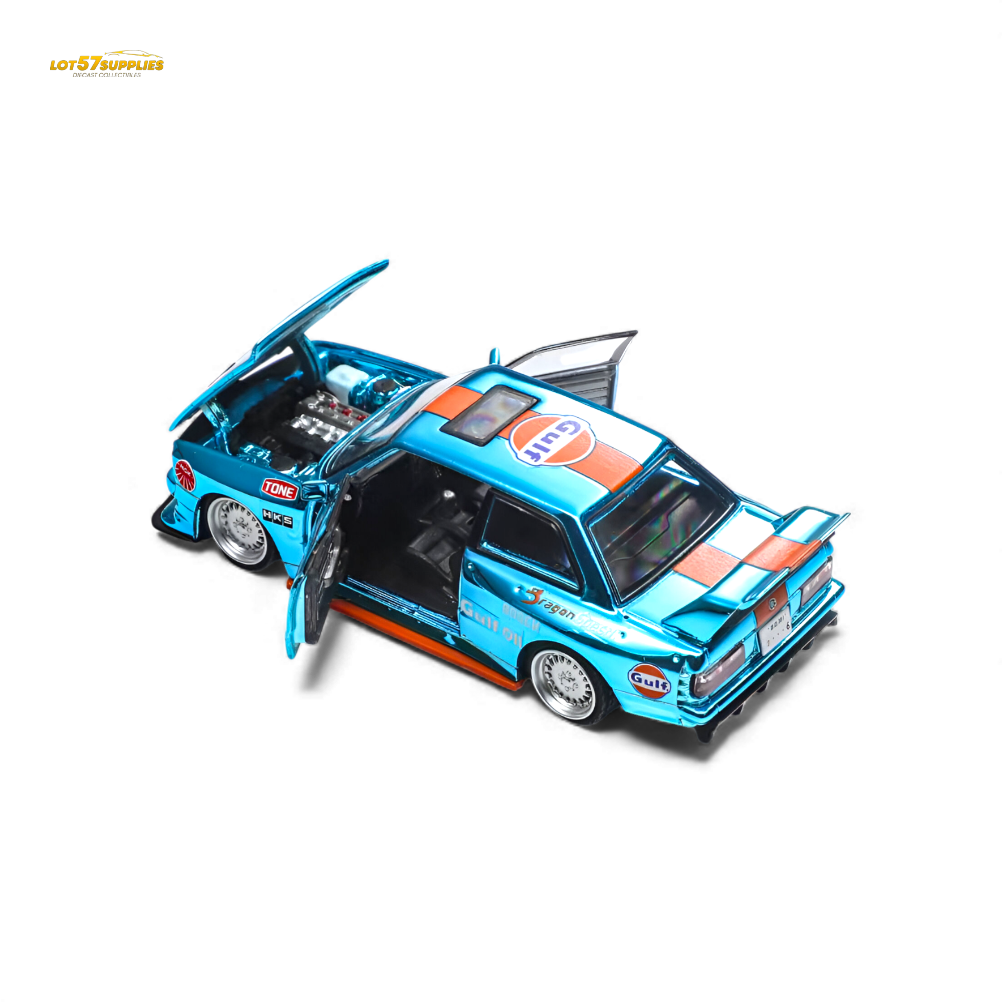 DEMON KING Auto BMW E30 Gulf 1:64