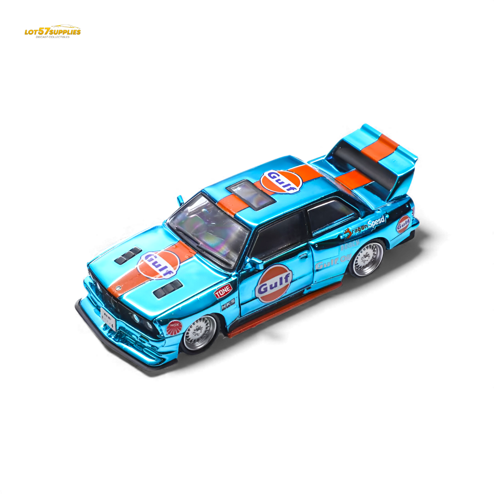 DEMON KING Auto BMW E30 Gulf 1:64