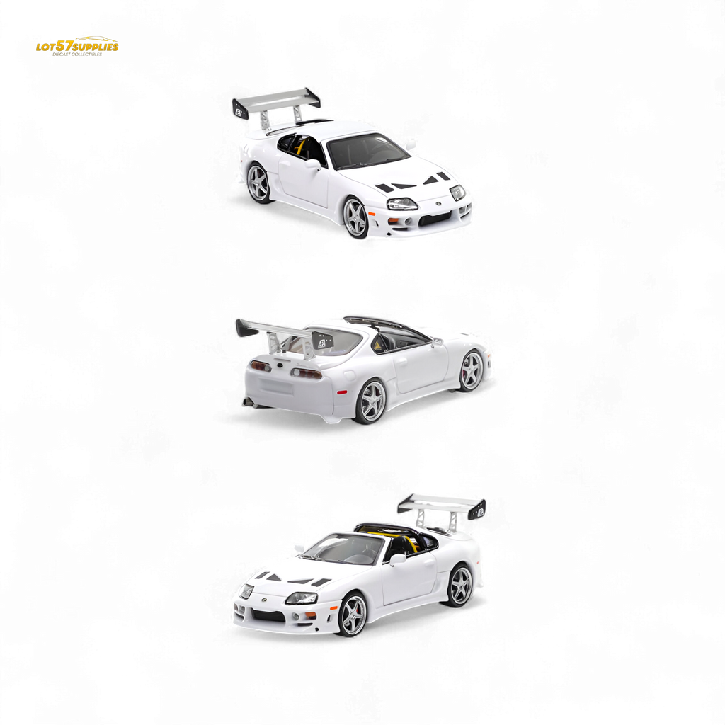 Fast Speed Supra Targa White 1:64