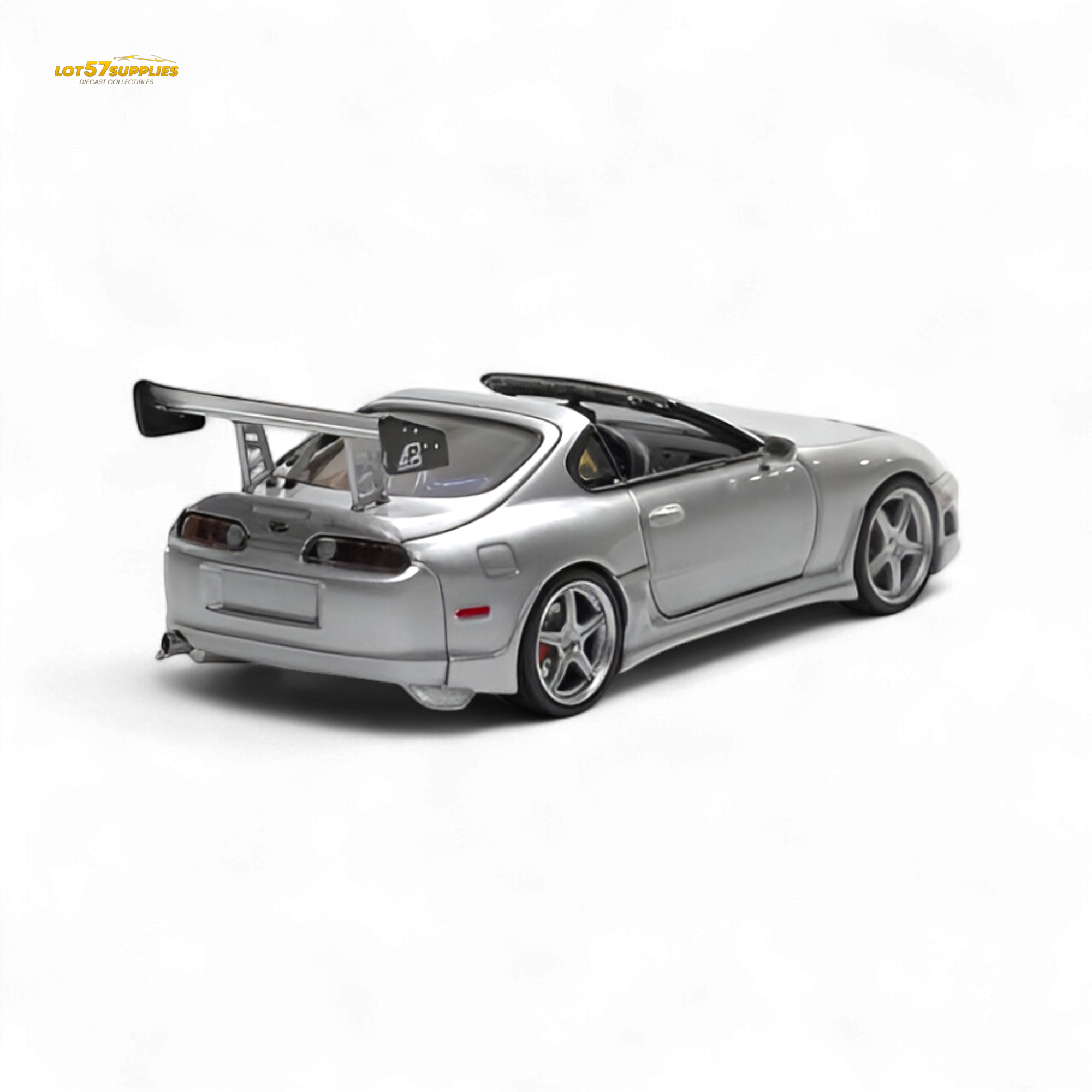 Fast Speed Supra Targa - Silver 1:64