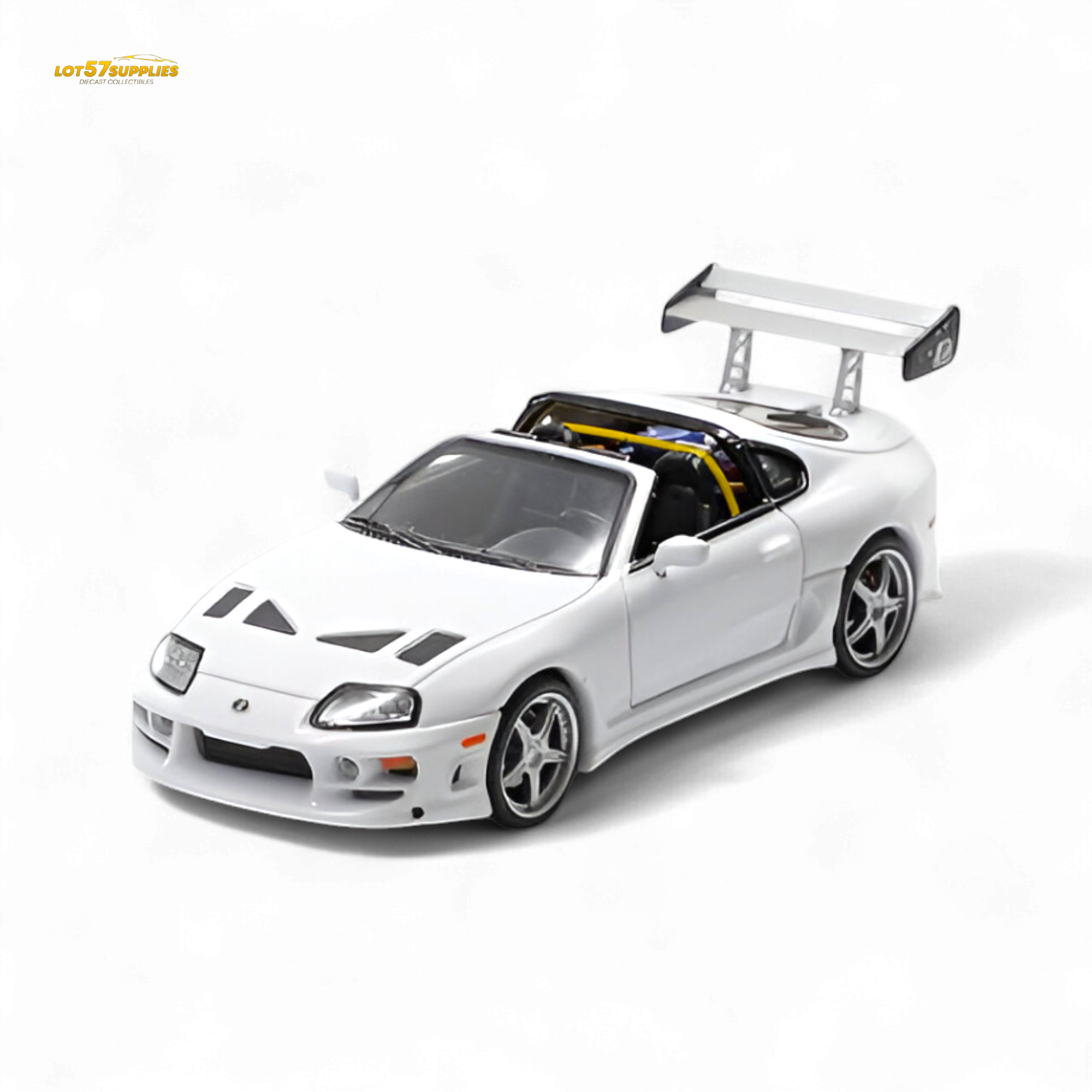Fast Speed Supra Targa White 1:64
