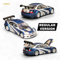 (Pre-Order) Ghost Player BMW E46 M3 GTR Silver Blue 1:64