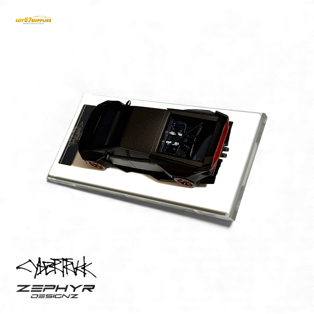 404ERROR Tesla Cybertruck Custom Widebody - Matte Gray 1:64