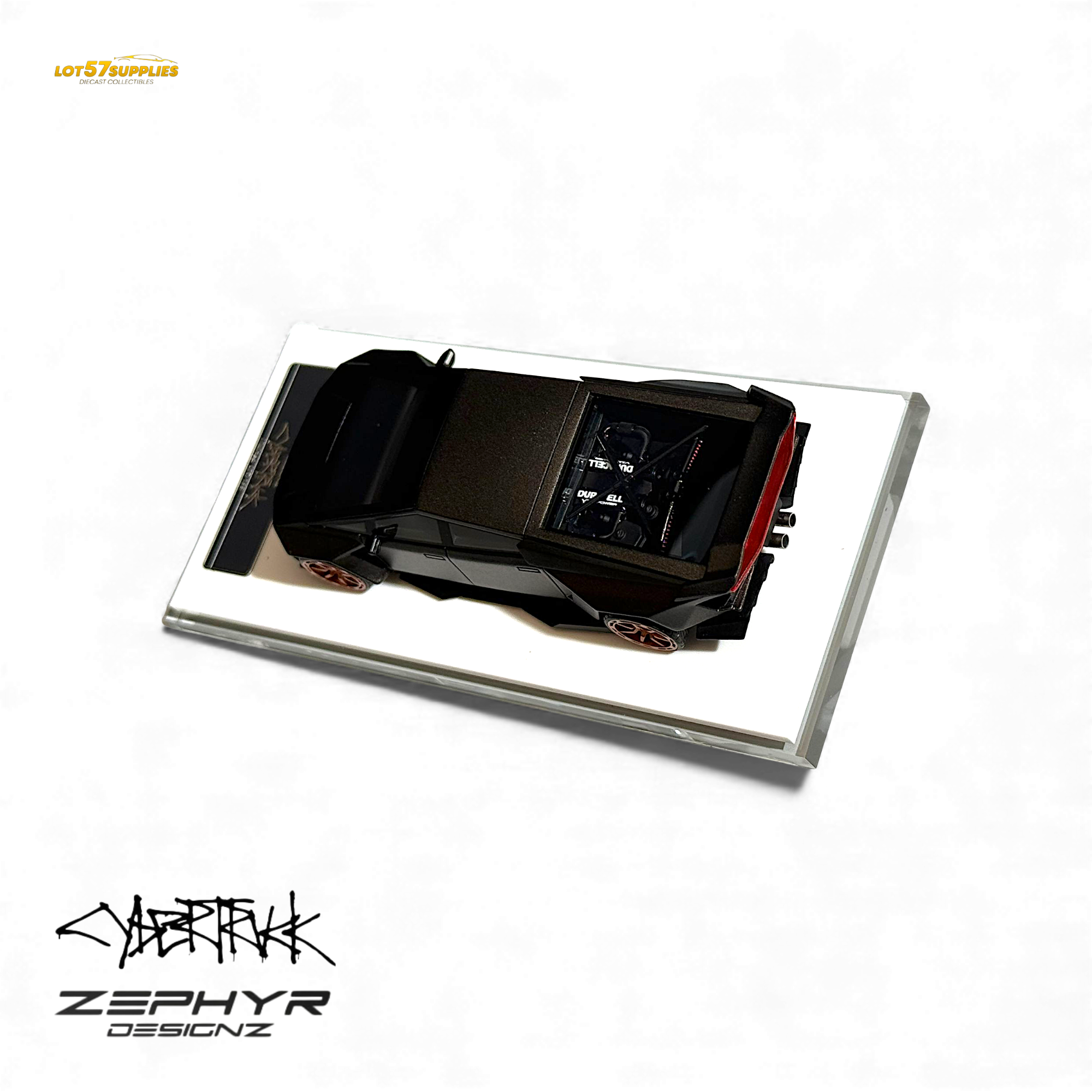 404ERROR Tesla Cybertruck Custom Widebody - Matte Gray 1:64