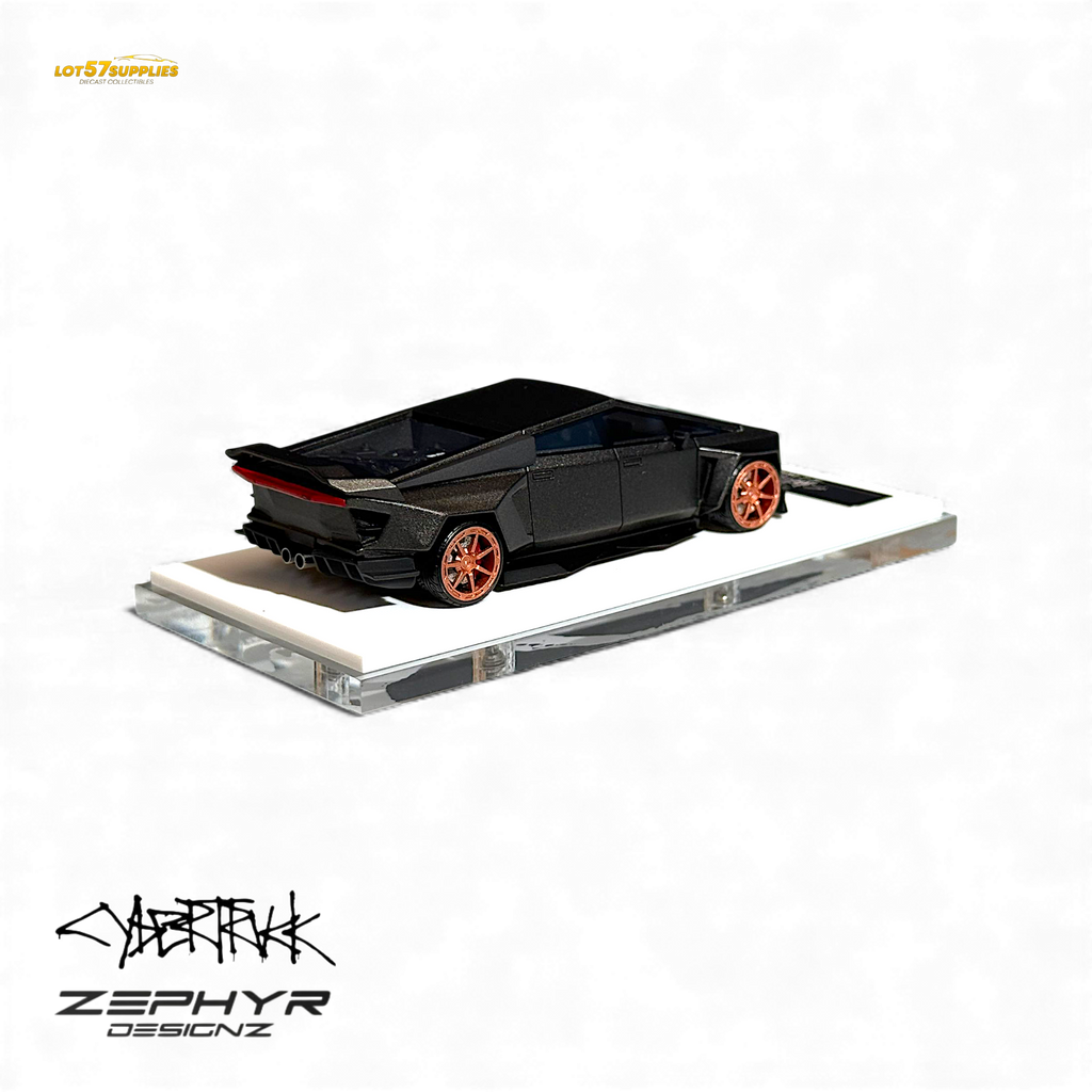404ERROR Tesla Cybertruck Custom Widebody - Matte Gray 1:64
