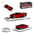 404ERROR Tesla Cybertruck Custom Widebody Lowered - Metallic Red 1:64