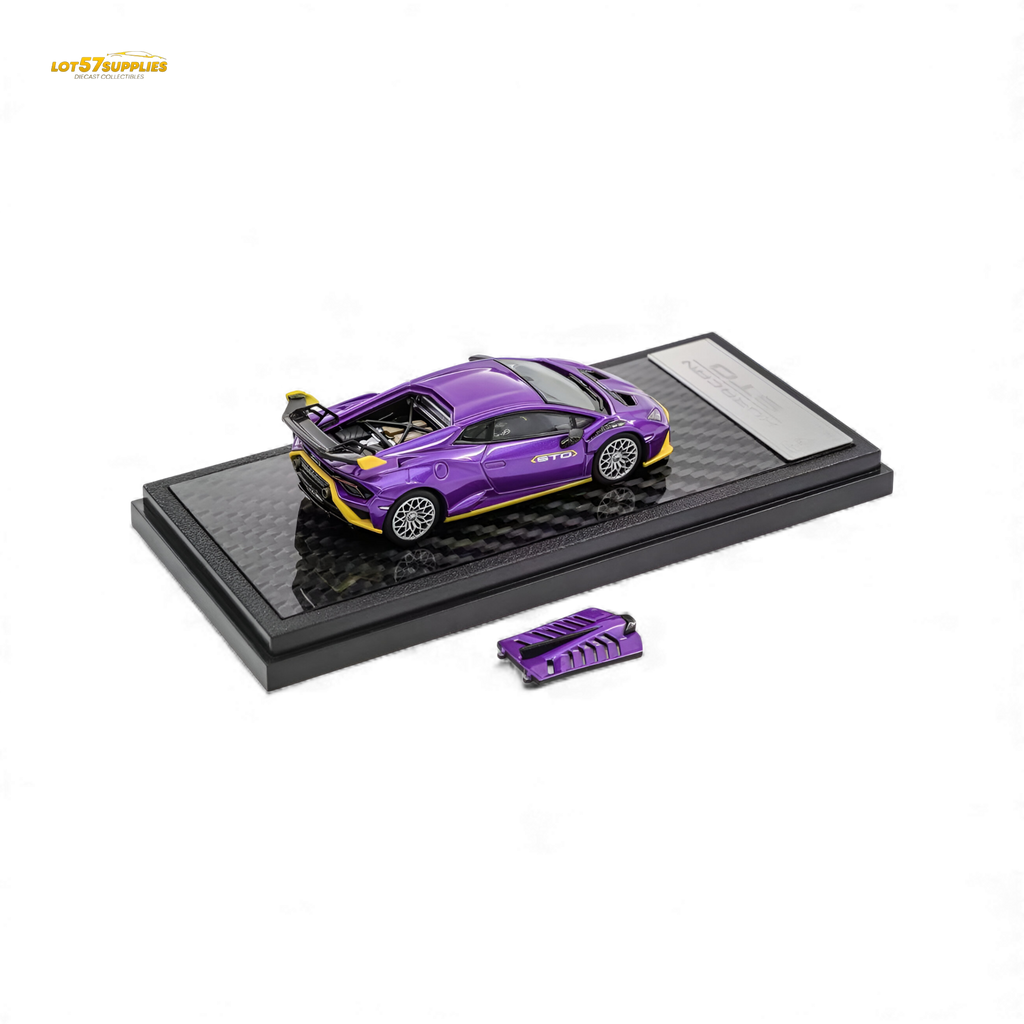 LCD Lamborghini Huracan STO Purple 1:64
