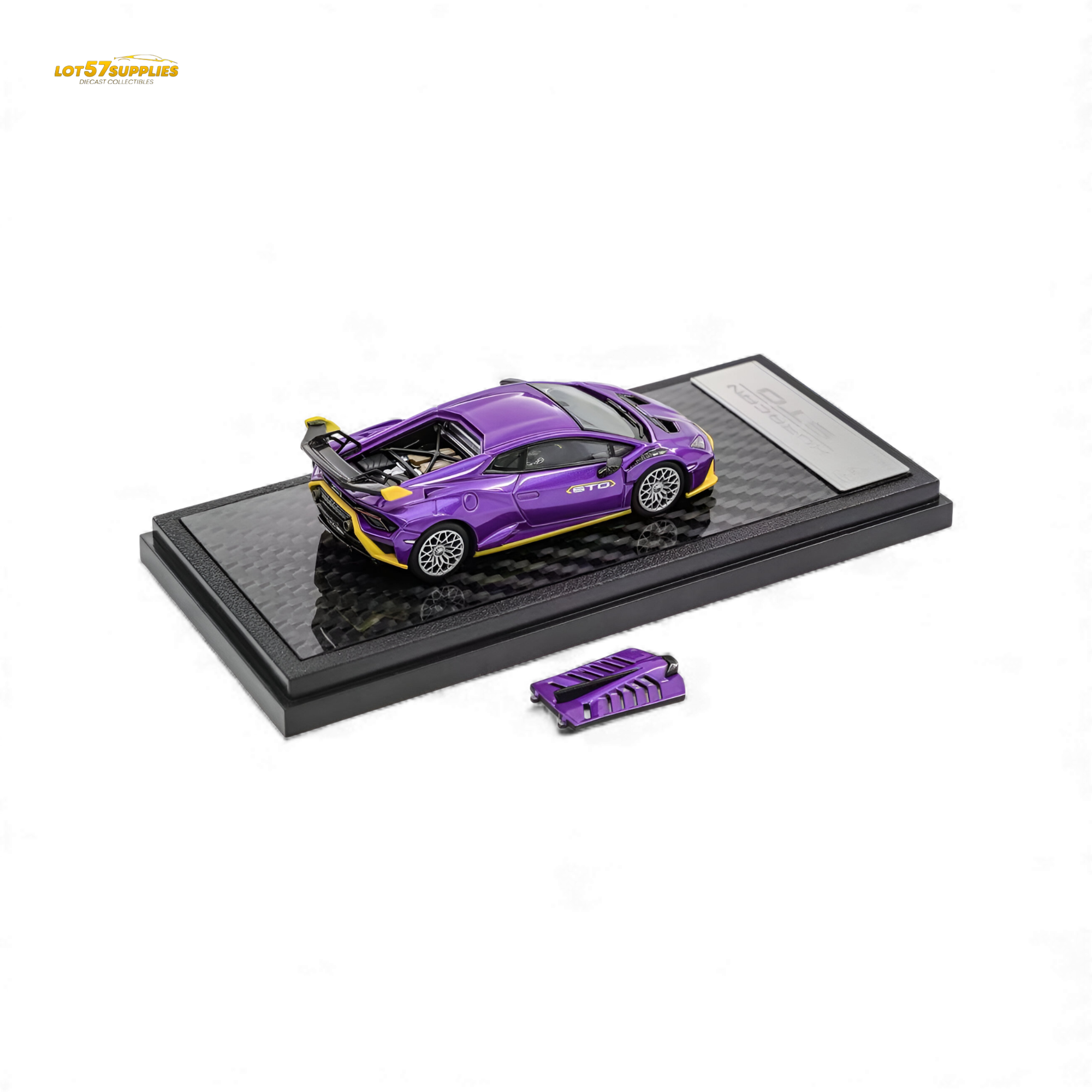 LCD Lamborghini Huracan STO Purple 1:64