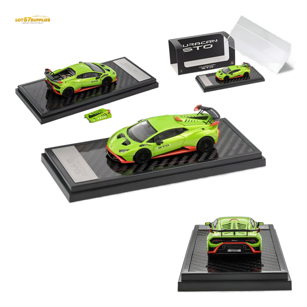 LCD Lamborghini Huracan STO Green 1:64