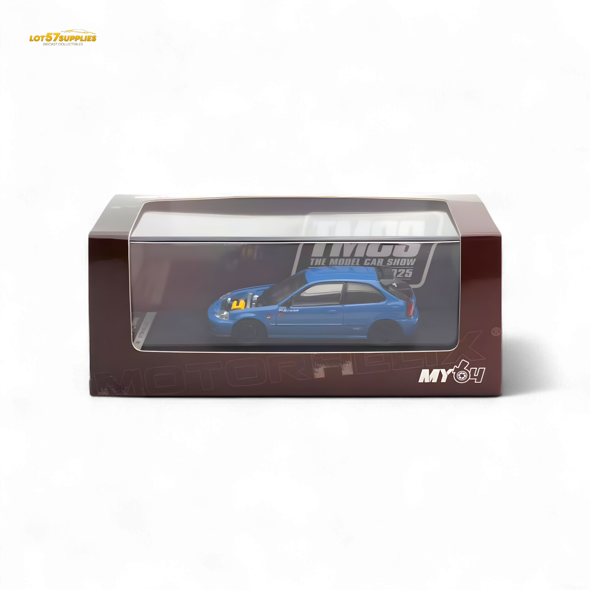 MOTORHELIX Honda Civic EK9 Blue 1:64