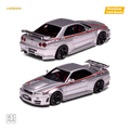 Cars' Lounge Nissan Skyline GT-R R34 Z-TUNE Nismo Edition Silver 1:64