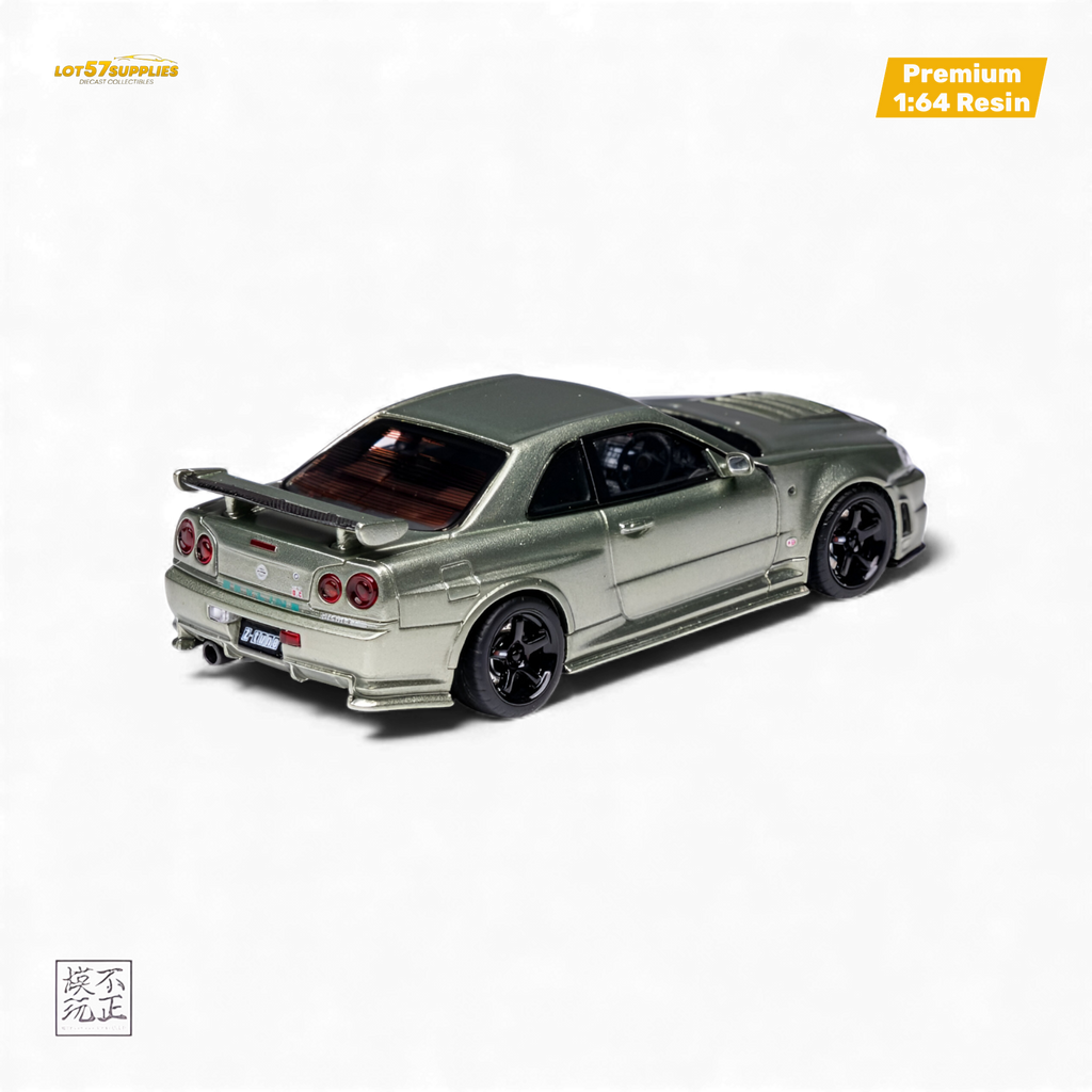 Cars' Lounge Skyline GT-R R34 NISMO Z-TUNE Millenium Jade 1:64