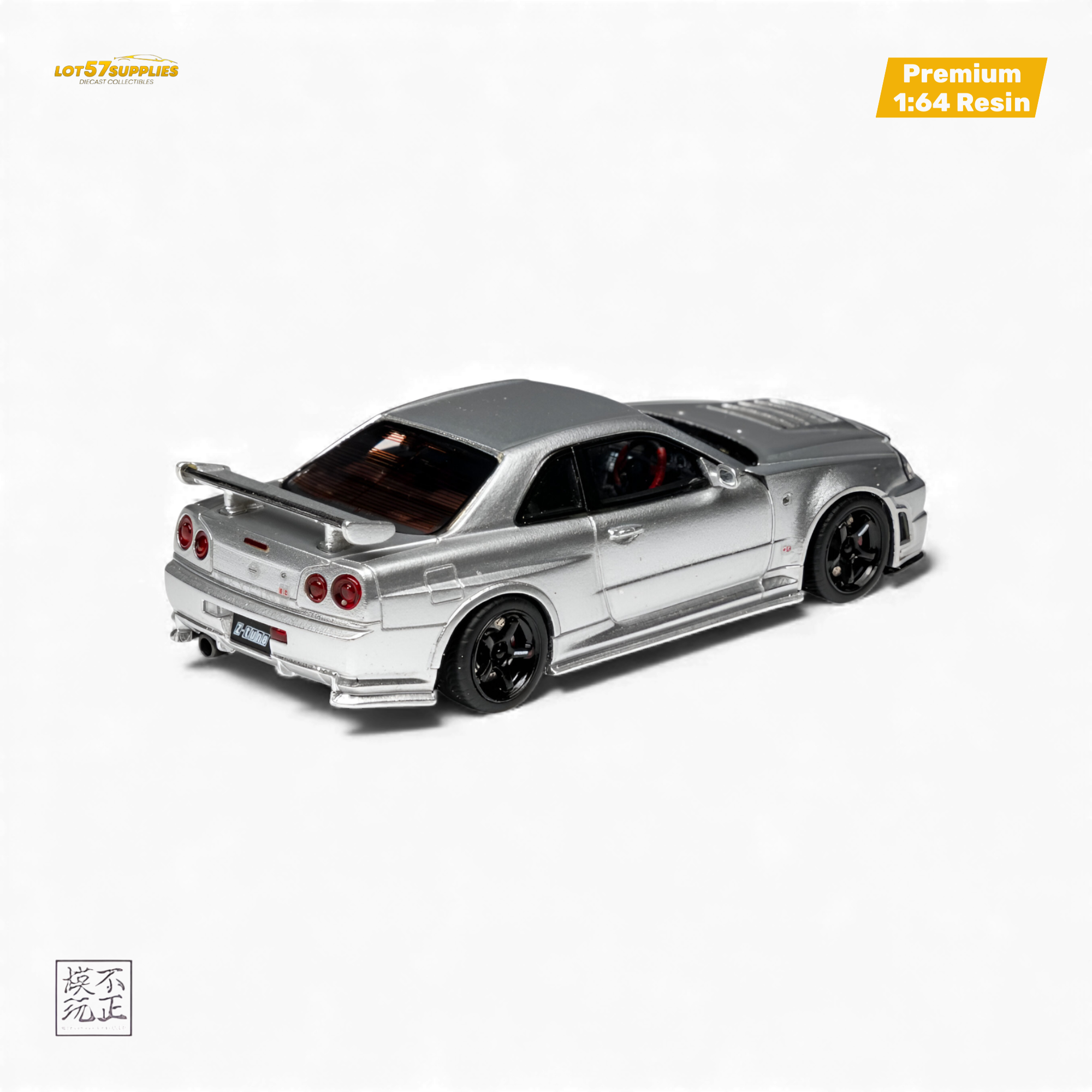Cars' Lounge Nissan Skyline GT-R R34 NISMO Z-TUNE Silver 1:64