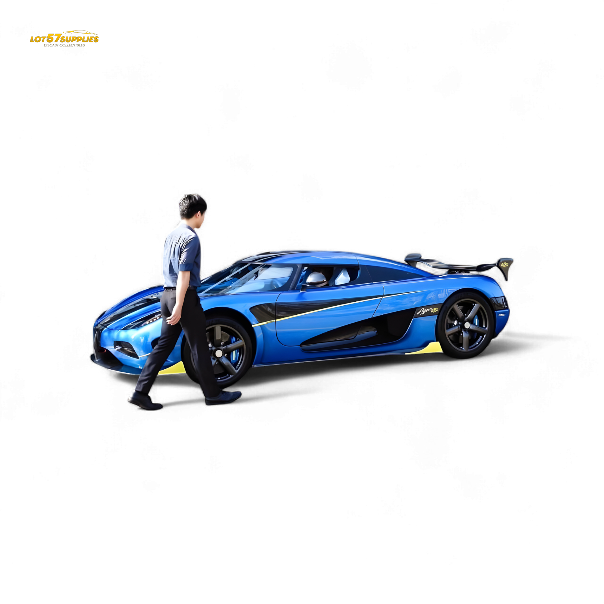 Guo Ji Agera RS Blue 1:64