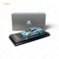 Rotating Wheel Lamborghini Aventador S - Ice Blue 1:64
