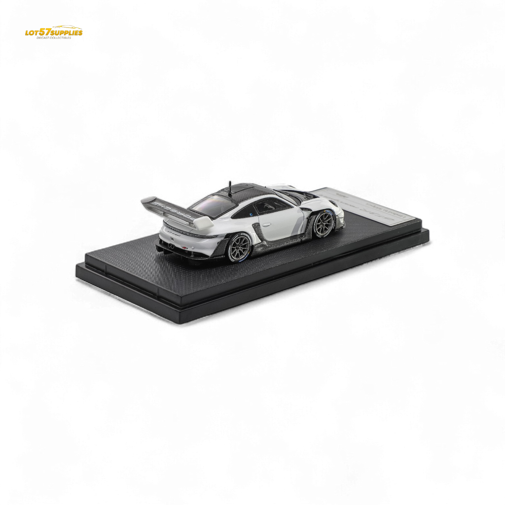 HKM Porsche 911 GT3 R Rennsport White Carbon Hood 1:64