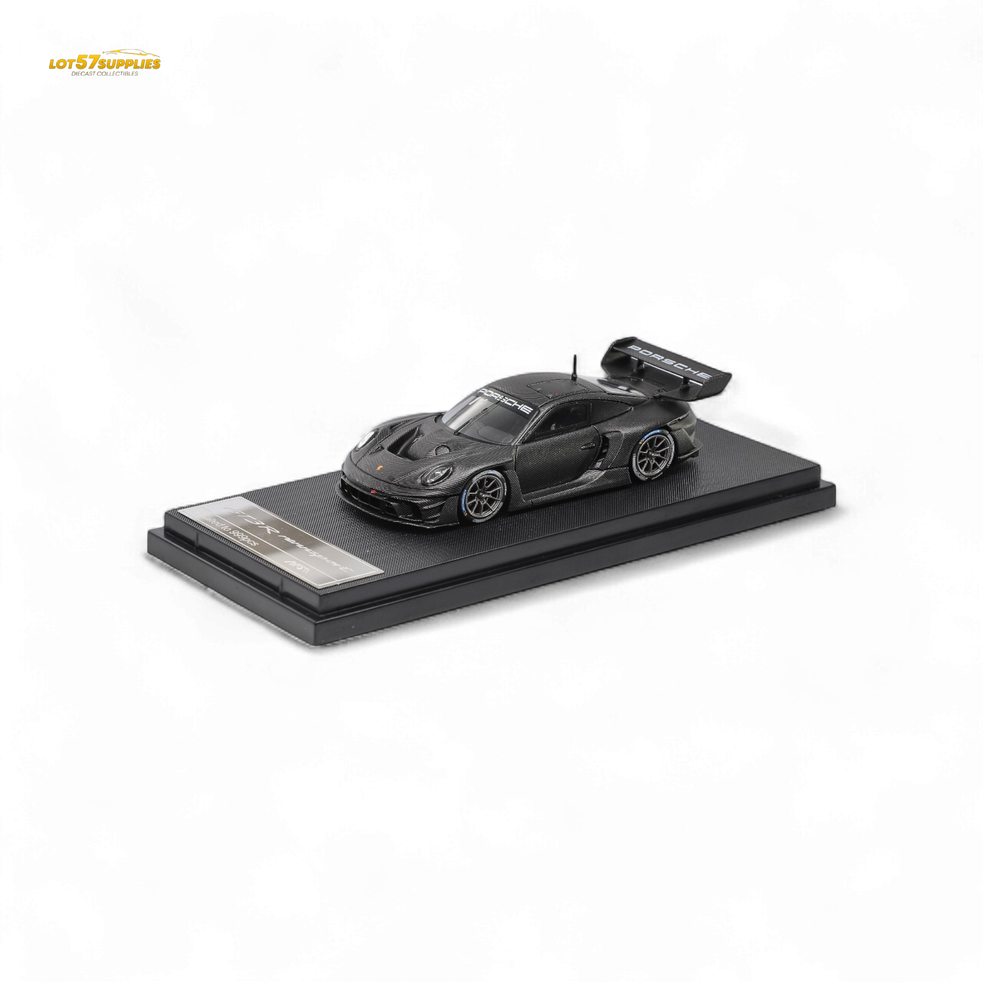 HKM Porsche 911 GT3 R Rennsport Full Carbon Black 1:64
