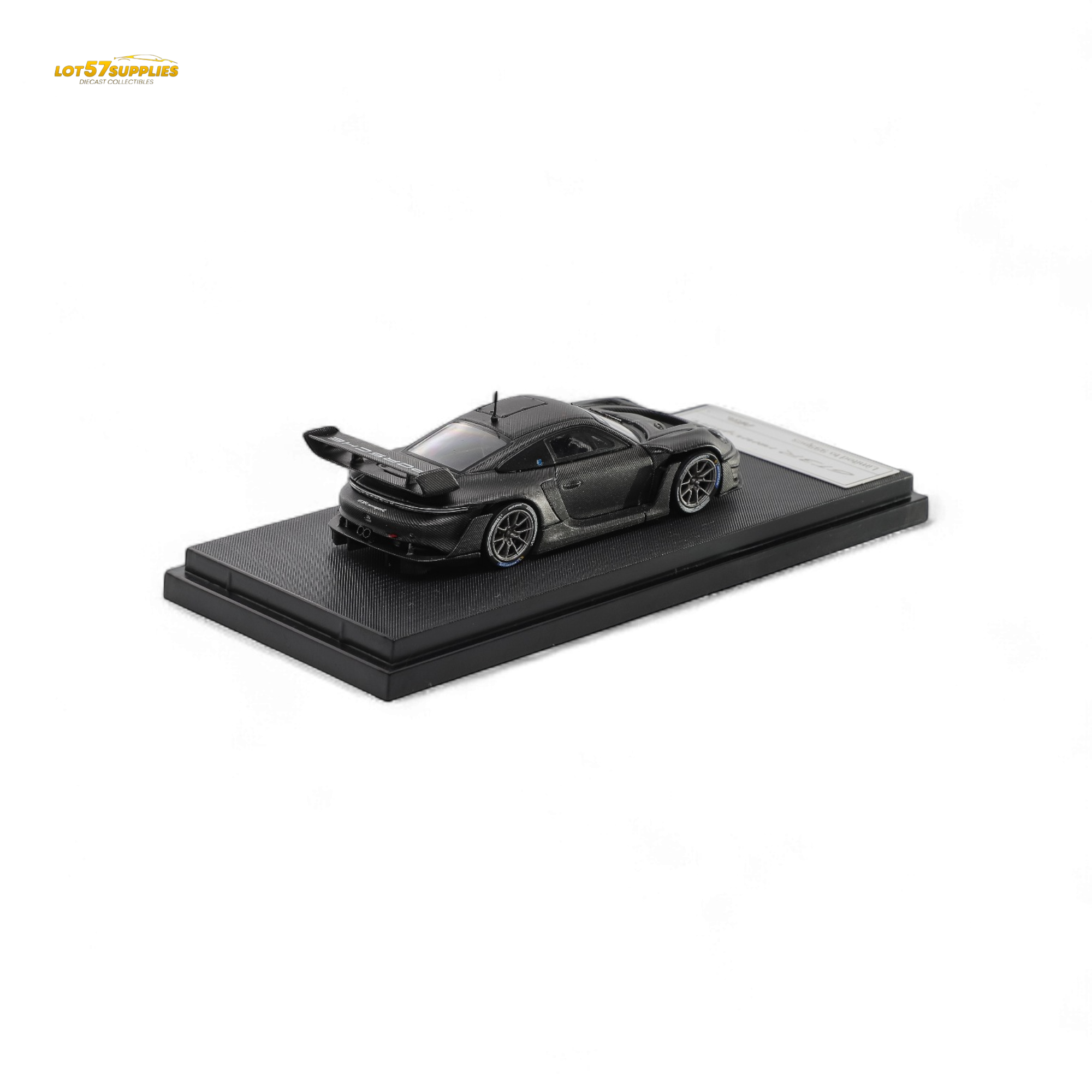 HKM Porsche 911 GT3 R Rennsport Full Carbon Black 1:64