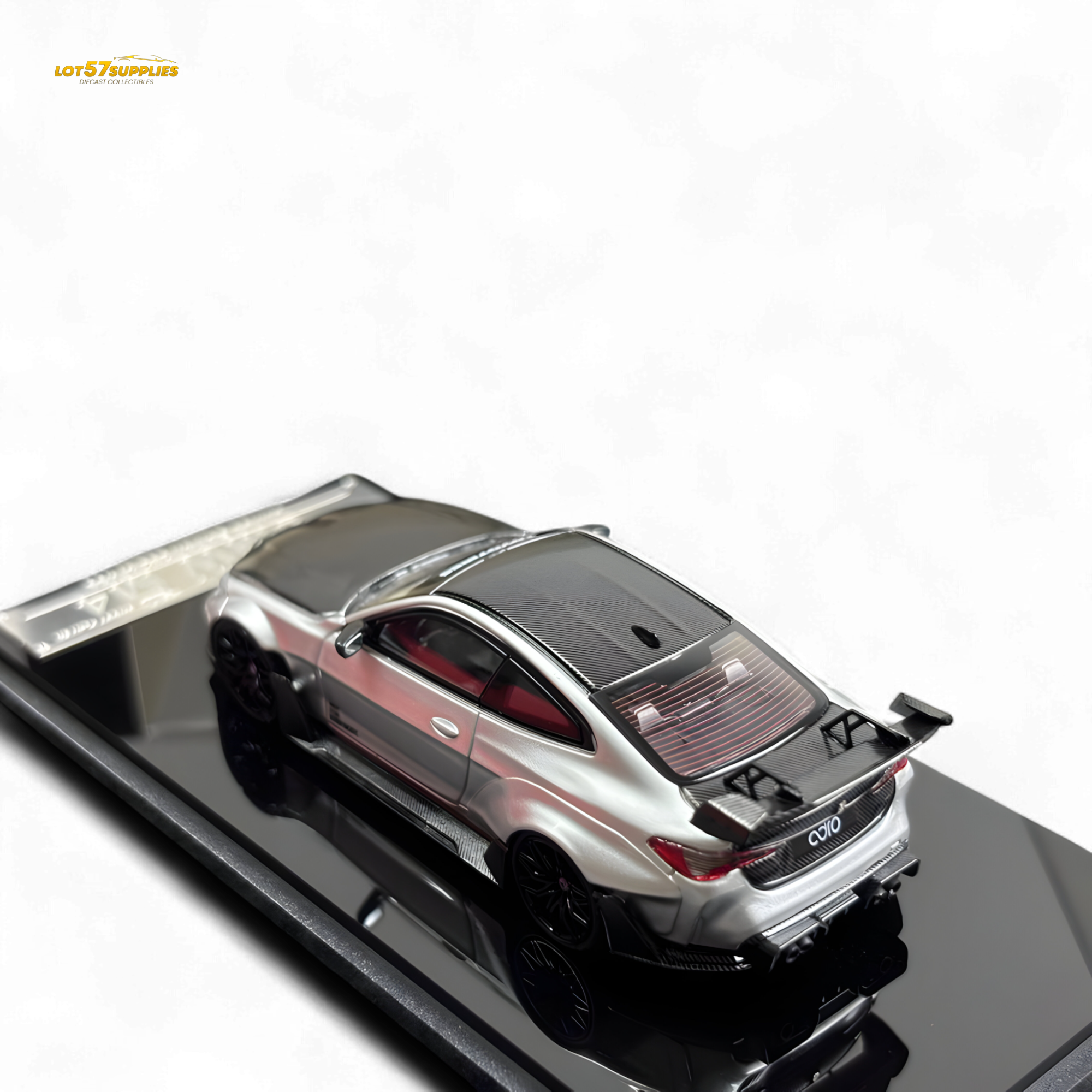 SW BMW G82 M4 Wide-Body Modified Alexander Silver 1:64