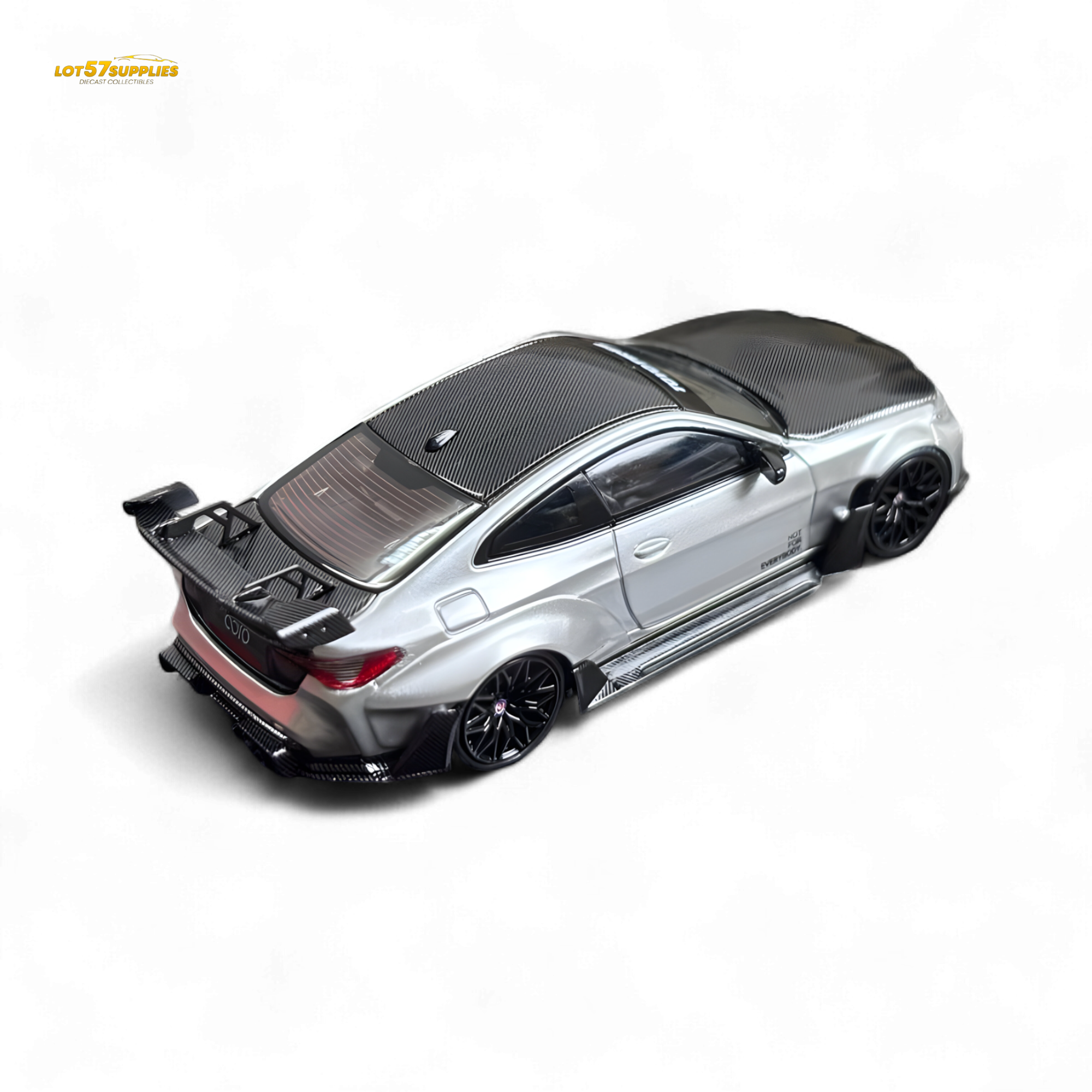 SW BMW G82 M4 Wide-Body Modified Alexander Silver 1:64