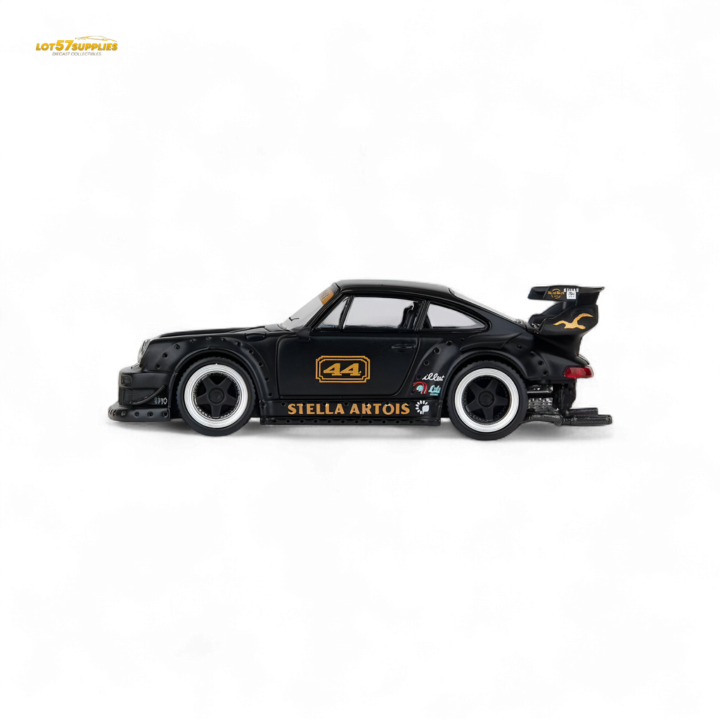 ModelModel Porsche RWB 993 Stella Artois #44 Matte Black 1:64
