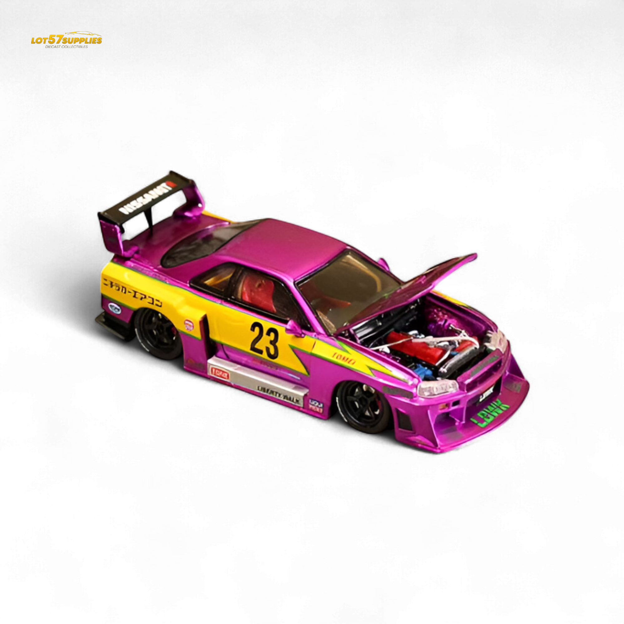 Street Weapon LBWK ER34 Chromed Purple Special Edition 1:64