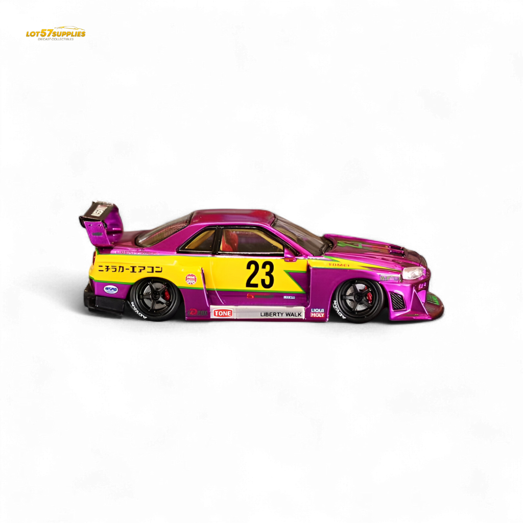 Street Weapon LBWK ER34 Chromed Purple Special Edition 1:64